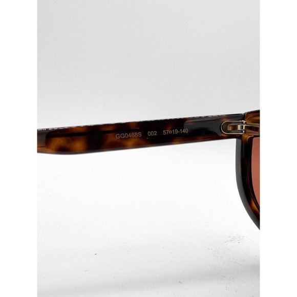 Gucci Ladies GG0468S 002 57 Cat Eye Sunglasses Brown Full-Rim Acetate - Picture 8 of 15